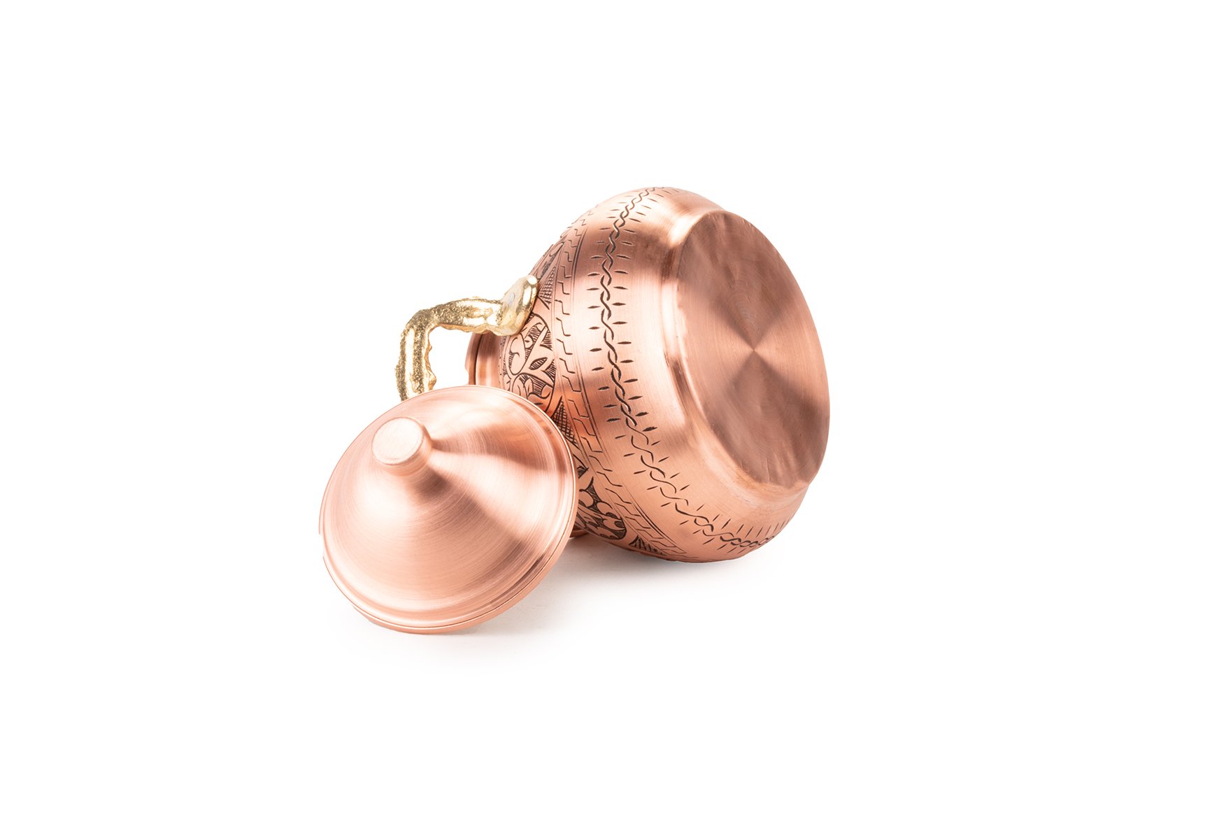 el yapımı bakır güveç tencere